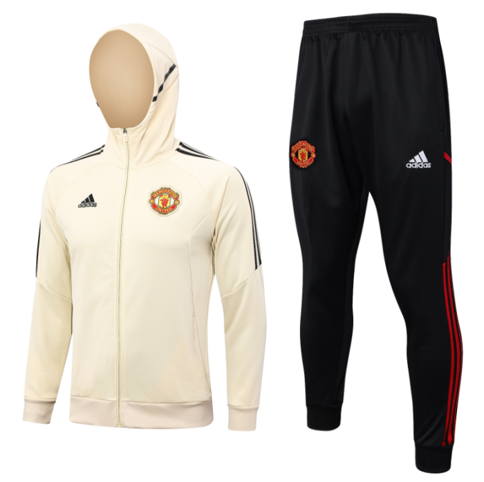 Manchester United 2023/2024 hooded tracksuit yellow