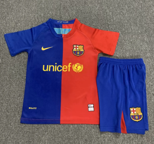 Barcelona 2008/2009 home retro kids kit (top+shorts)