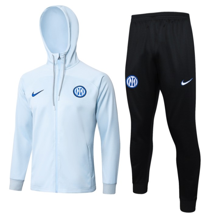 Inter Milan 2023/2024 hooded tracksuit white