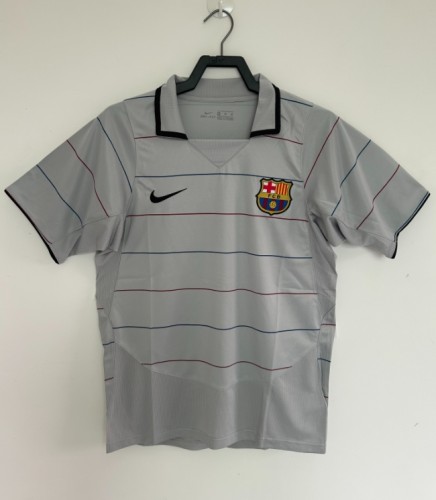 Barcelona 2003/2004 away retro shirt messi ronaldinho