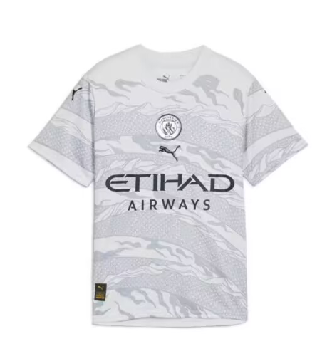 Manchester City 2023/2024 Dragon shirt haaland (Default golden 2023 patch)