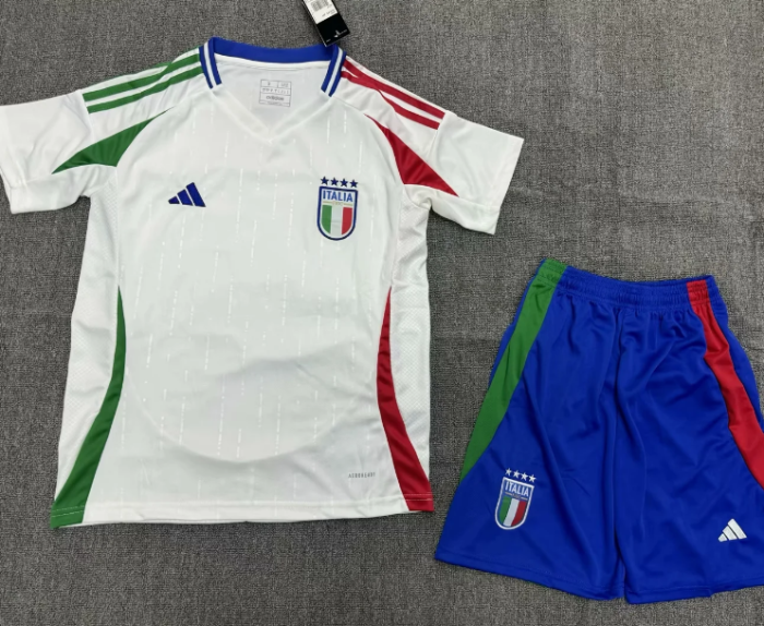 Italy Nation team 2024 away full set kit (Adult and Kids)