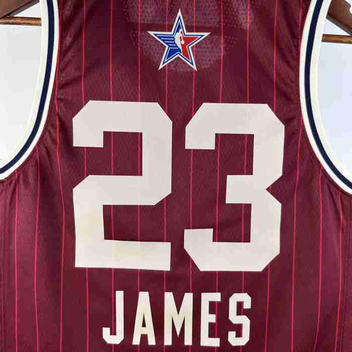 ALL-Star 2024 NBA Shirt RED JAMES 23