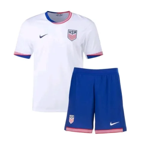 USA United Sate Nation team 2024 home full set kit (Adult and Kids)