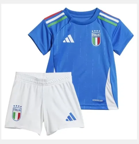 Italy Nation team 2024 home full set kit (Adult and Kids)