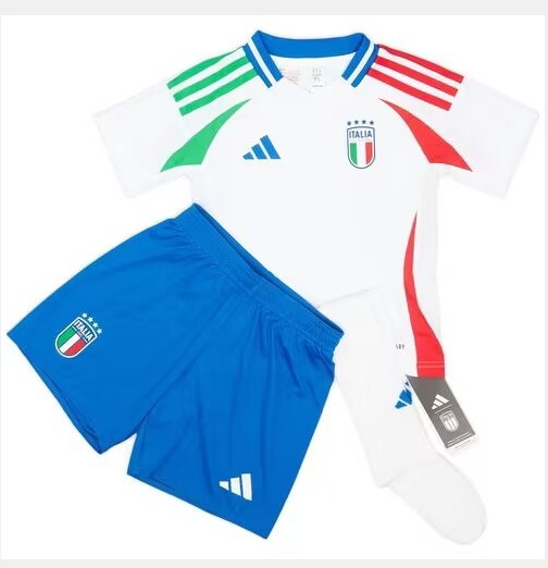 Italy Nation team 2024 away full set kit (Adult and Kids)