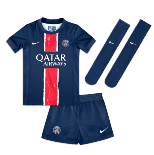 Paris Saint-Germain PSG 2024/2025 home full set kit (Adult and Kids)