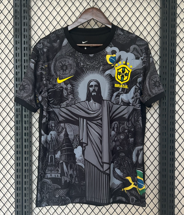 Brazil x Christ 2024 shirt black special version