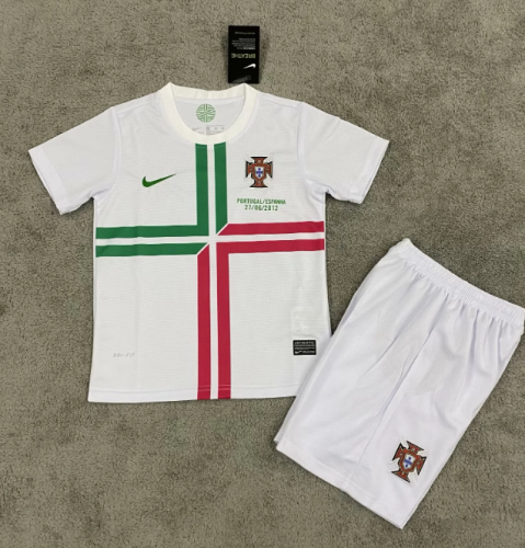 Portugal 2012 away retro kids kit (top+shorts)