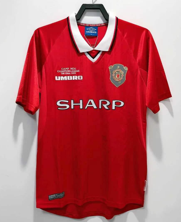 Manchester United 1999/2000 home retro shirt BECKHAM