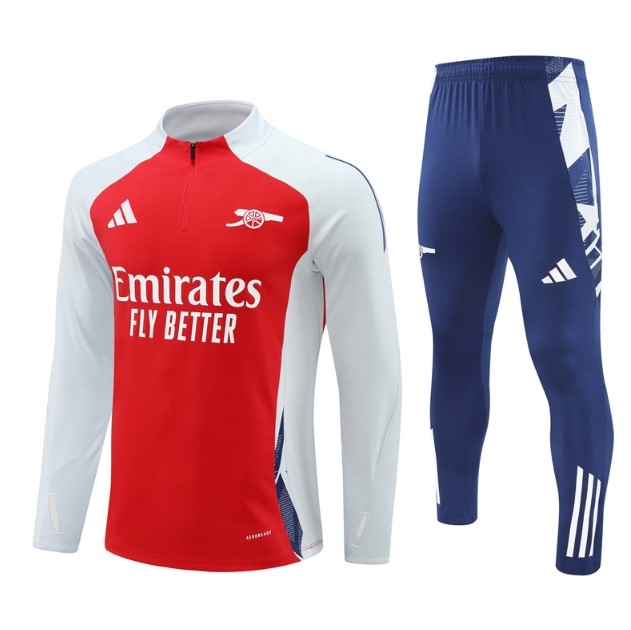 Arsenal 2024/2025 1/4 zipper tracksuit  red