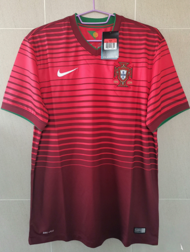 Portugal 2014 100th anniversary commemoration home retro shirt Ronaldo