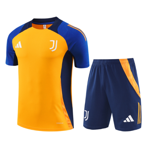 Juventus 2024/2025 short sleeve and shorts tracksuit orange