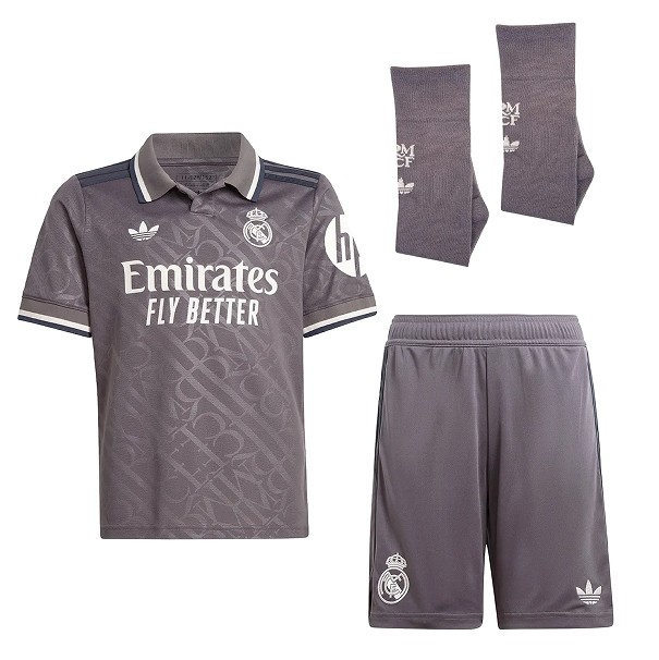 Real Madrid 2024/2025 third full set kit (Adult and Kids)