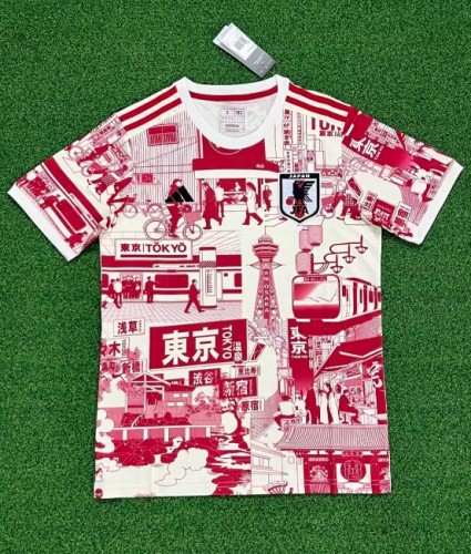 Japan x Tokyo 2024 red special shirt