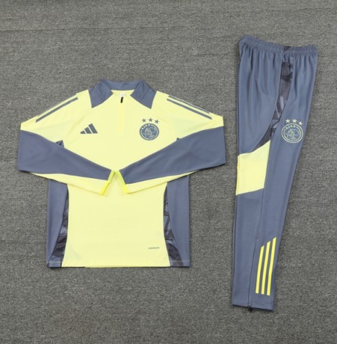 Ajax 2024/2025 1/4 zipper tracksuit yellow