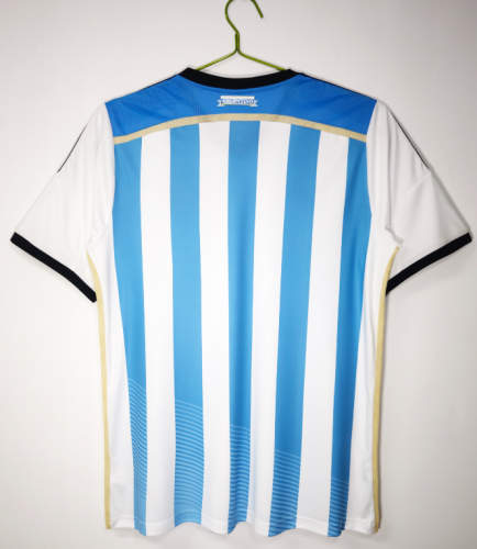 Argentina 2014 home retro shirt Messi