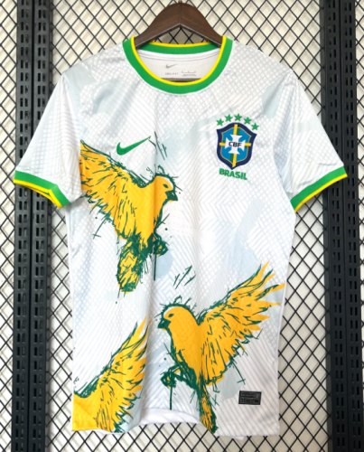 Brazil x pigeon 2024 shirt white special version