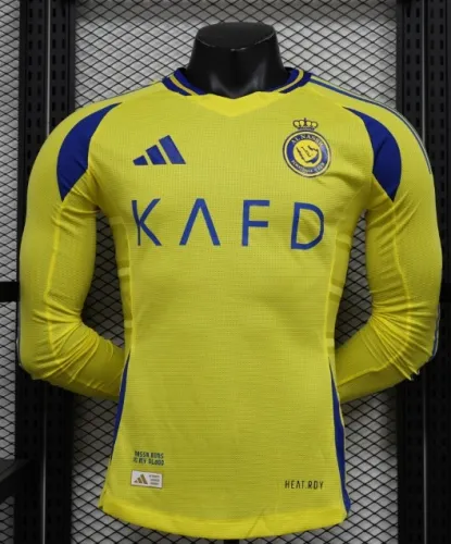 Al-Nassr FC 2024/2025 home shirt player version long-sleeve