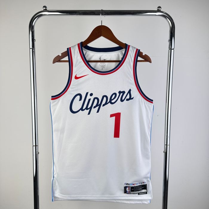LA Clippers NBA Shirt 2025 Season white HARDEN 1