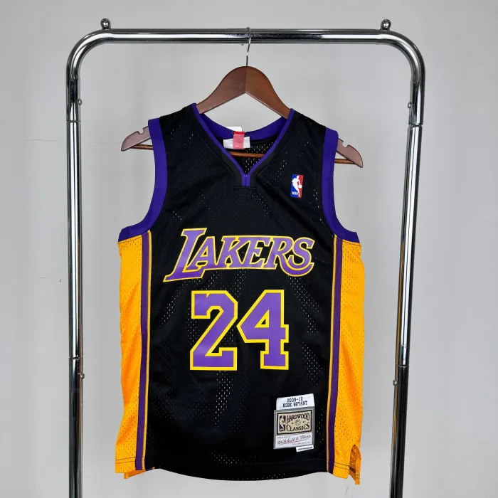 Lakers NBA MN jersey 0910 season shirt Black Bryant 24
