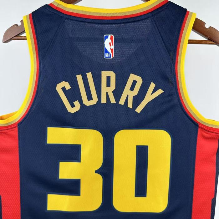 Golden State Warriors NBA 2025 season City version Curry 30
