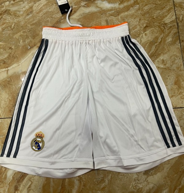 Real Madrid 2013/2014 home retro shorts