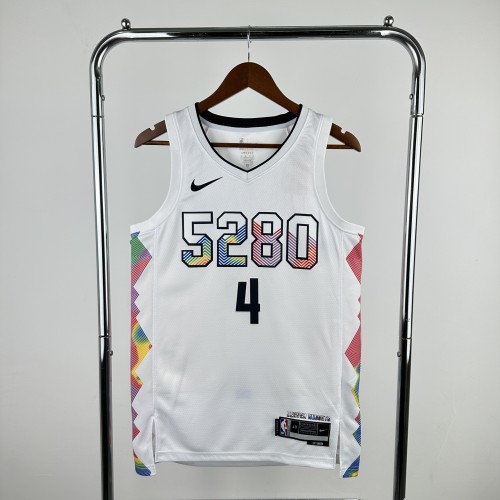 Denver Nuggets NBA Shirt 2025 Season City Version WESTBROOK 4
