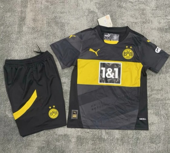 Dortmund 2024/2025 away full set kit (Adult and Kids)