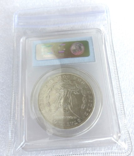 PCGS 1893-S XF40 $1 Morgan Dollar Coin Transparent Box