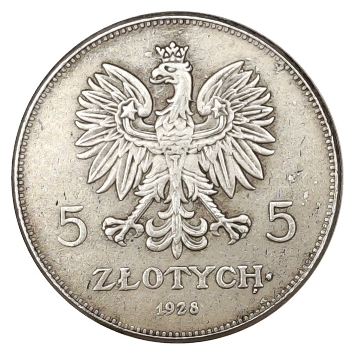 1927 1928 Poland Vintage Silver Plated CoinsCopy