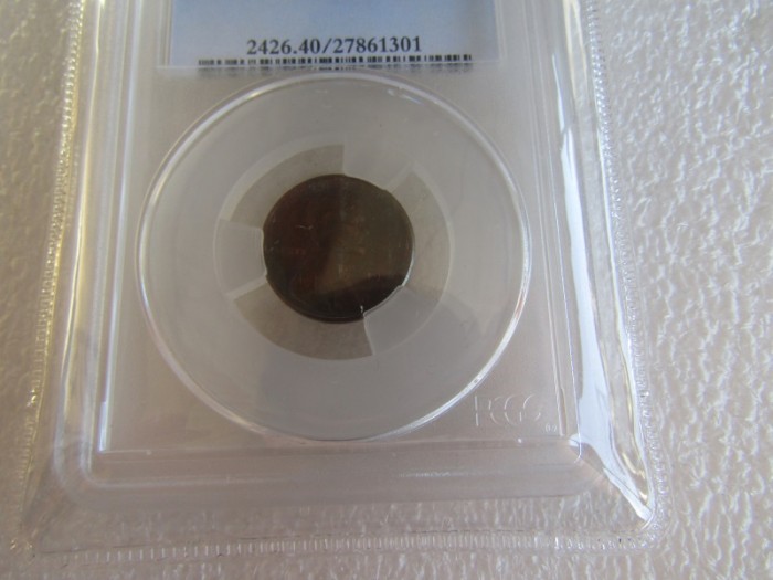 PCGS 1909-SVDB XF4 1C Lincoln Penny US Coin One Cent Copper Currency Transparent Box
