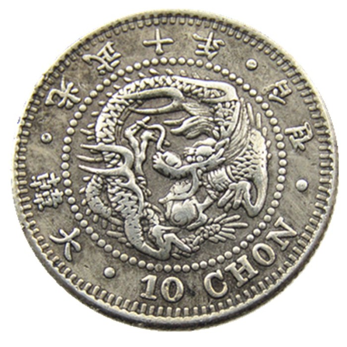 Asia Great Korea 10 Chon 10th Year Of Gwang Mu Copy Coin KR(03)