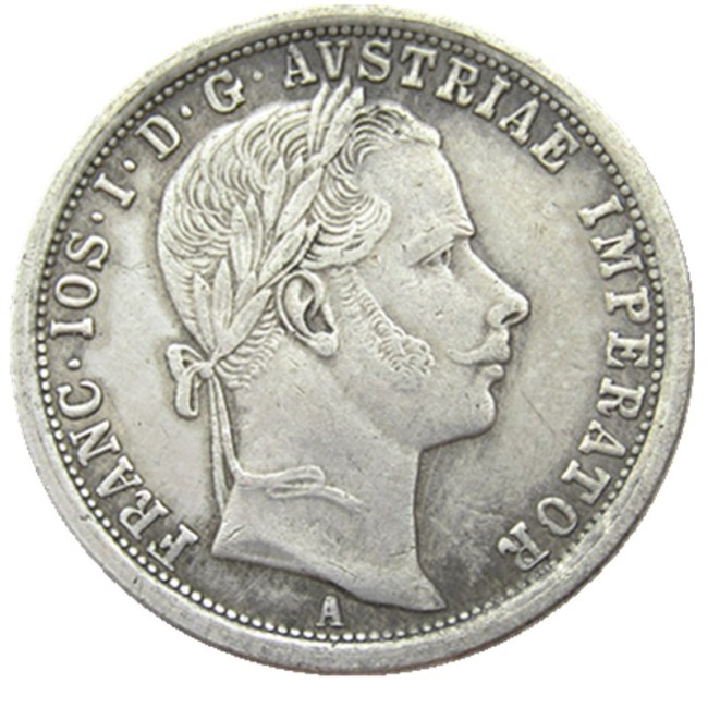 1860 Australia 1 Florin Silver Plated Copy Coin