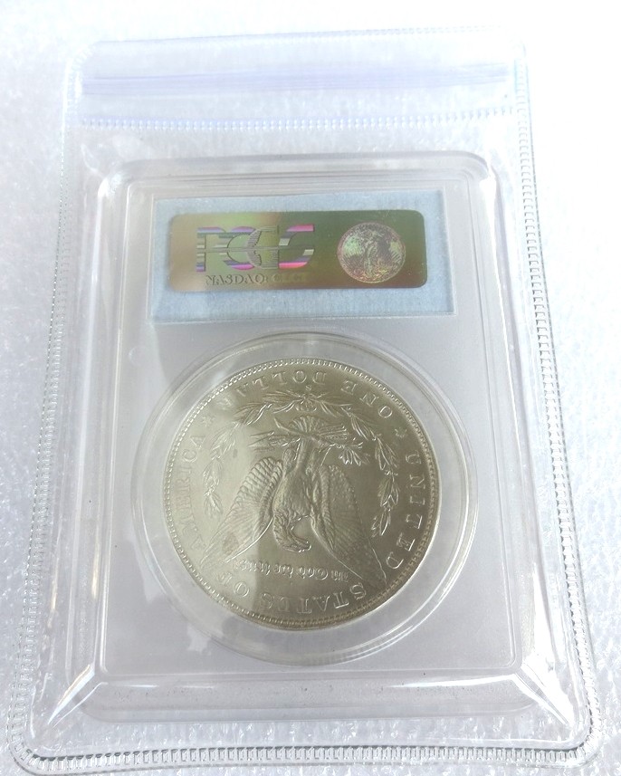 US Coin 1883S MS63 $1 Morgan Dollar Silver Coins Currency Senior Transparent Box