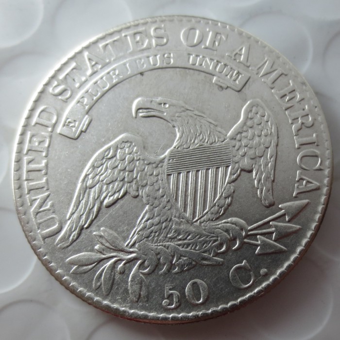 90% Silver US 1808 Capped Bust Half Dollar Copy Coin