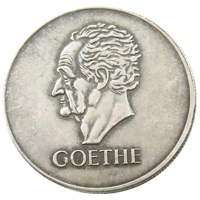 GERMANY 1932-G 5 Reichsmark Silver Plated Copy coin