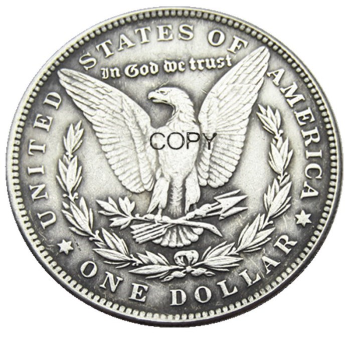 HB(202)HOBO US Morgan Silver Plated Dollar skull zombie skeleton Copy Coin