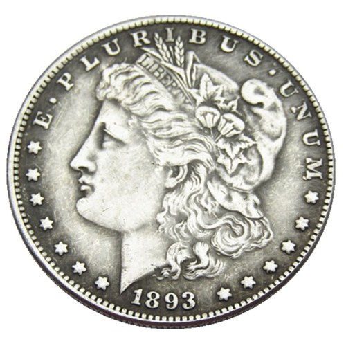 HOBO US Morgan Silver Plated Dollar skull zombie skeleton Copy Coin Type109
