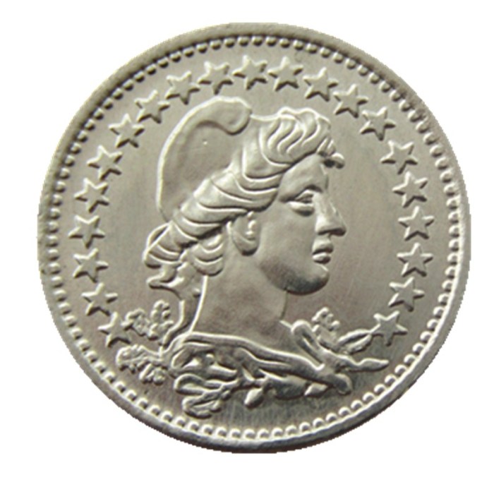 Brazil 1919 20 Reis Nickel Plated Copy Coins