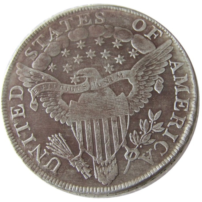 90% Silver US 1803 Draped Bust Dollar Copy Coin