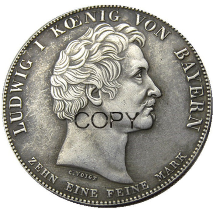 DE(37)German States Landtag 1834 Silver Plated Copy Coin