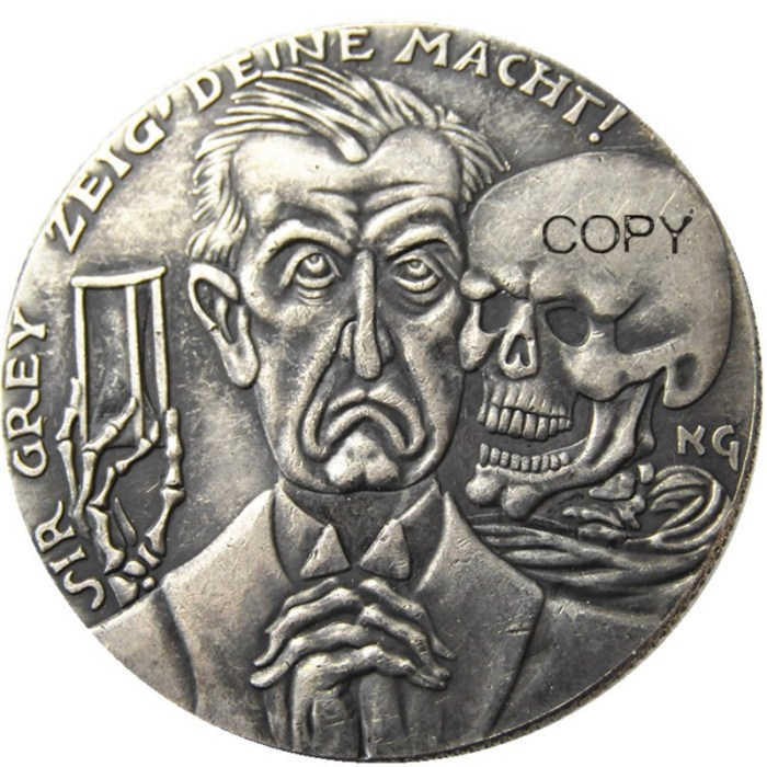 GERMANY 1915,Awakening of Egypt Copper/Silver Plated Copy Coins