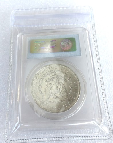 US Coin 1889CC MS62 $1 Morgan Dollar Silver Coins Currency Senior Transparent Box