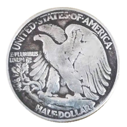 (#02)90% Silver US 1945 Walking Liberty Half Dollar Copy Coin