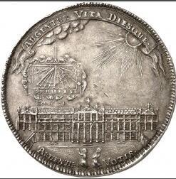 100pcs/lot Germany 1705 Brunswick-Wolfenbüttel 1½ thaler, Silver Plated Copy Coin