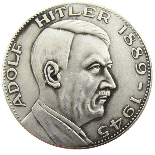 German WW2 5 Mark Commemorative Silver Plated/Gold Plated Coin Copy Type03