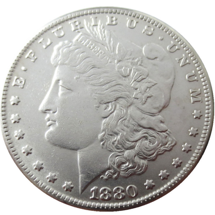90% Silver US 1880O Morgan Dollar Silver Copy Coin