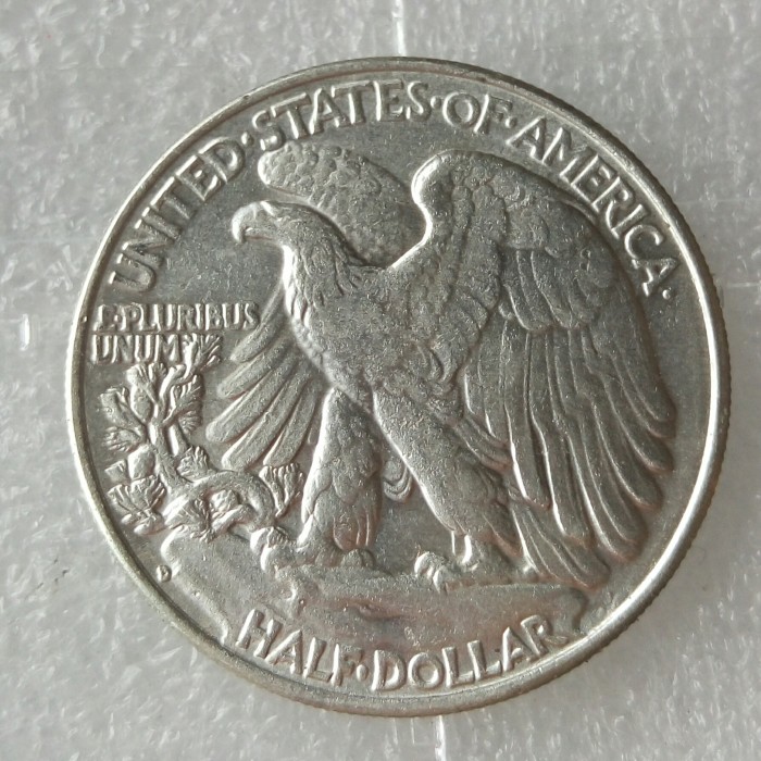 90% Silver US 1929D Walking Liberty Half Dollar Copy Coin