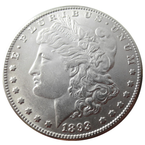90% Silver US 1893CC Morgan Dollar Silver Copy Coin